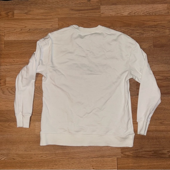 Guess Jeans X A$AP Rocky White / Blue Embroidered Crewneck Sweater Size Small - Picture 10 of 10